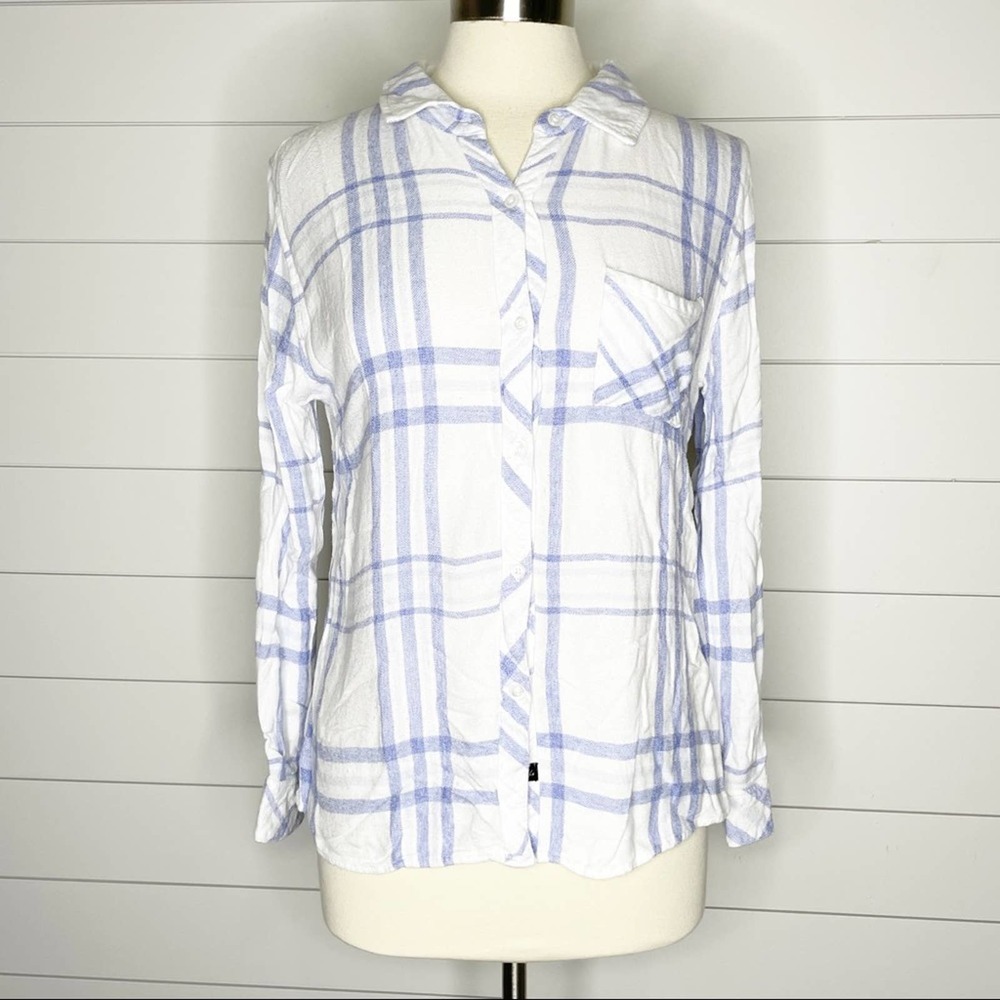Rails Hunter Plaid Soft Flannel Button Up Shirt B… - image 2